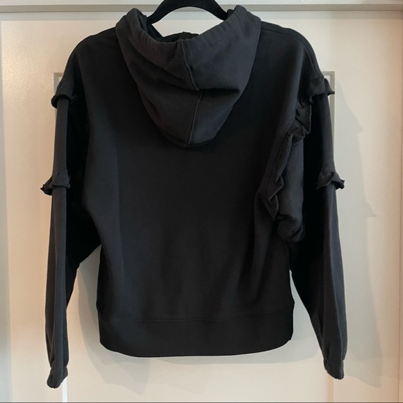 NWT Rebecca Minkoff 100% Cotton Evelyn Hoodie in Black (Women’s Size XS) - Picture 12 of 12